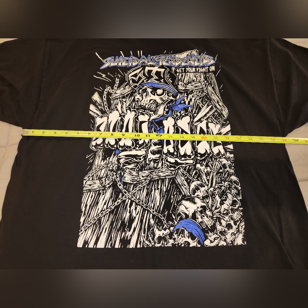 SUICIDAL TENDENCIES - "GET YOUR FIGHT ON" SHIRT - MENS SIZE 2XL - Picture 4 of 9